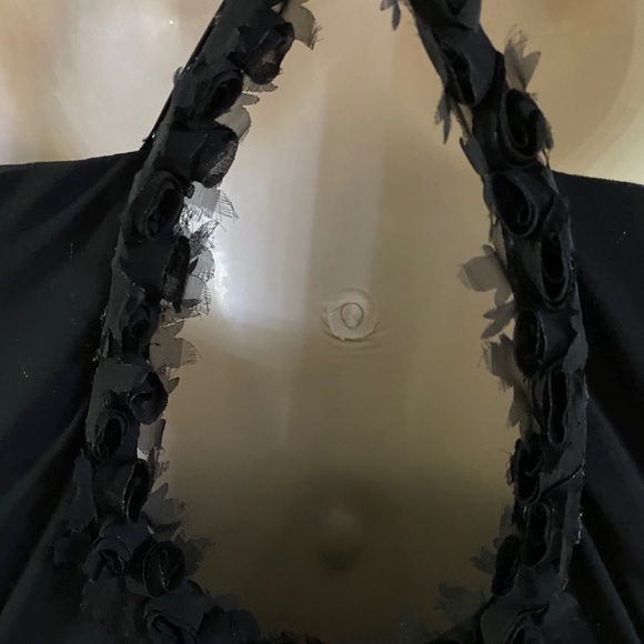 Cache black sheer overlay gown size 10 - Picture 7 of 12